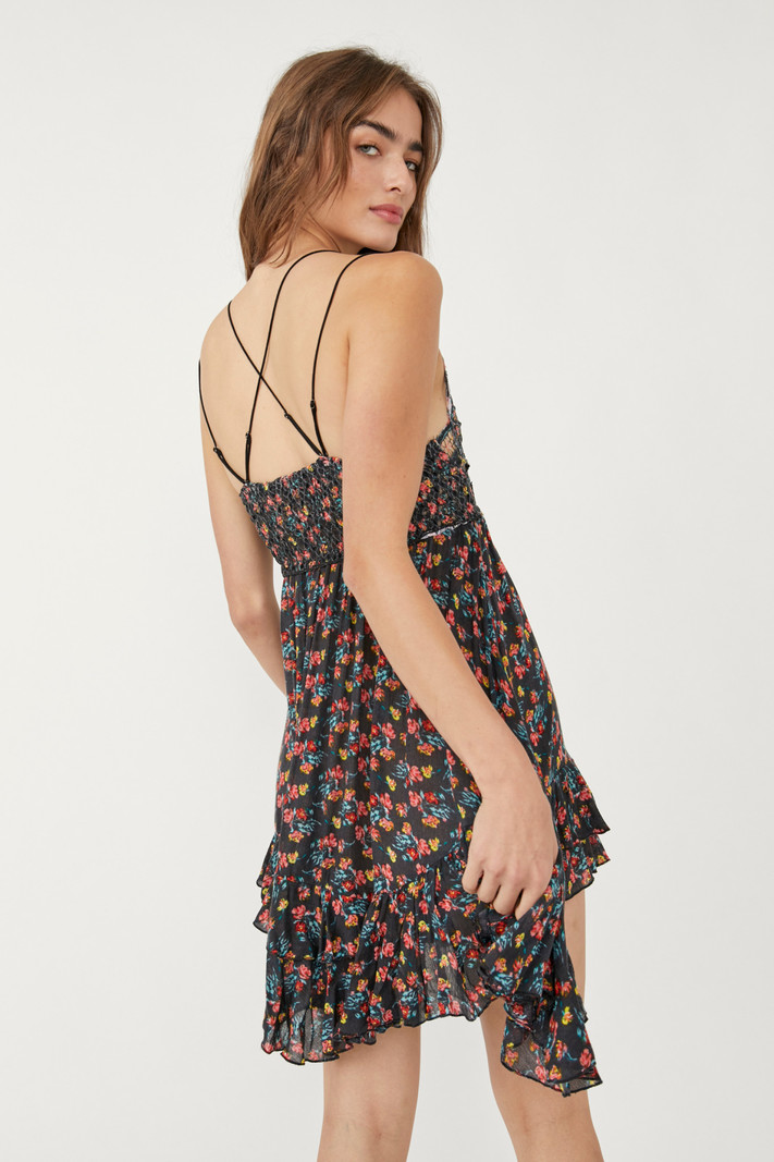 Free People Adella Printed Mini Slip