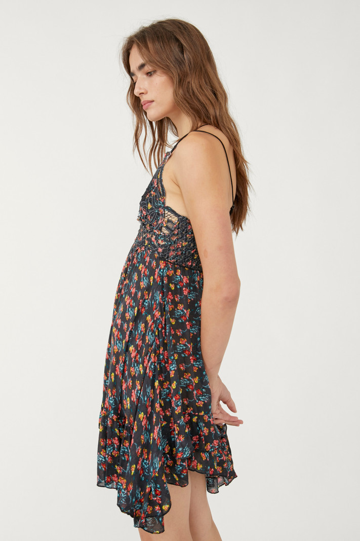 Free People Adella Printed Mini Slip