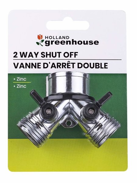 Holland Imports Zinc 2 Way Shut Off With Switch