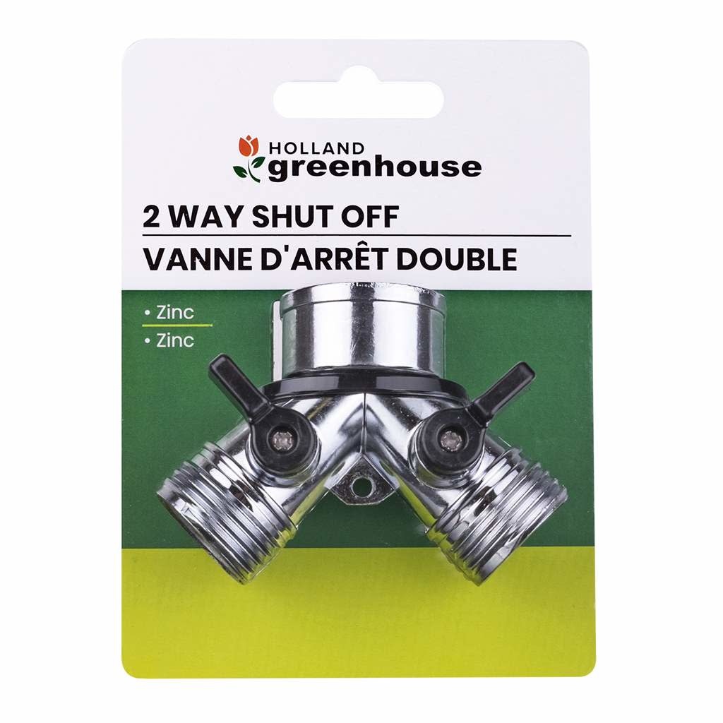 Holland Imports Zinc 2 Way Shut Off With Switch
