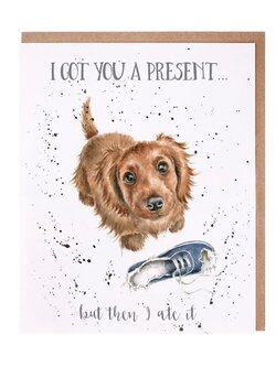 Wrendale I Got You A Present Card