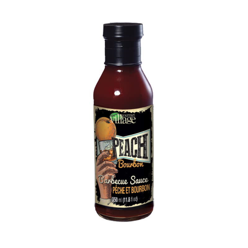 Gourmet Du Village BBQ Sauce Peach Bourbon