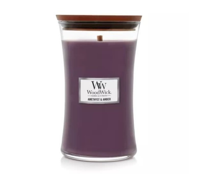 Woodwick Amethyst & Amber Hourglass Candle