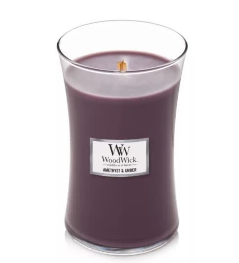 Woodwick Amethyst & Amber Hourglass Candle