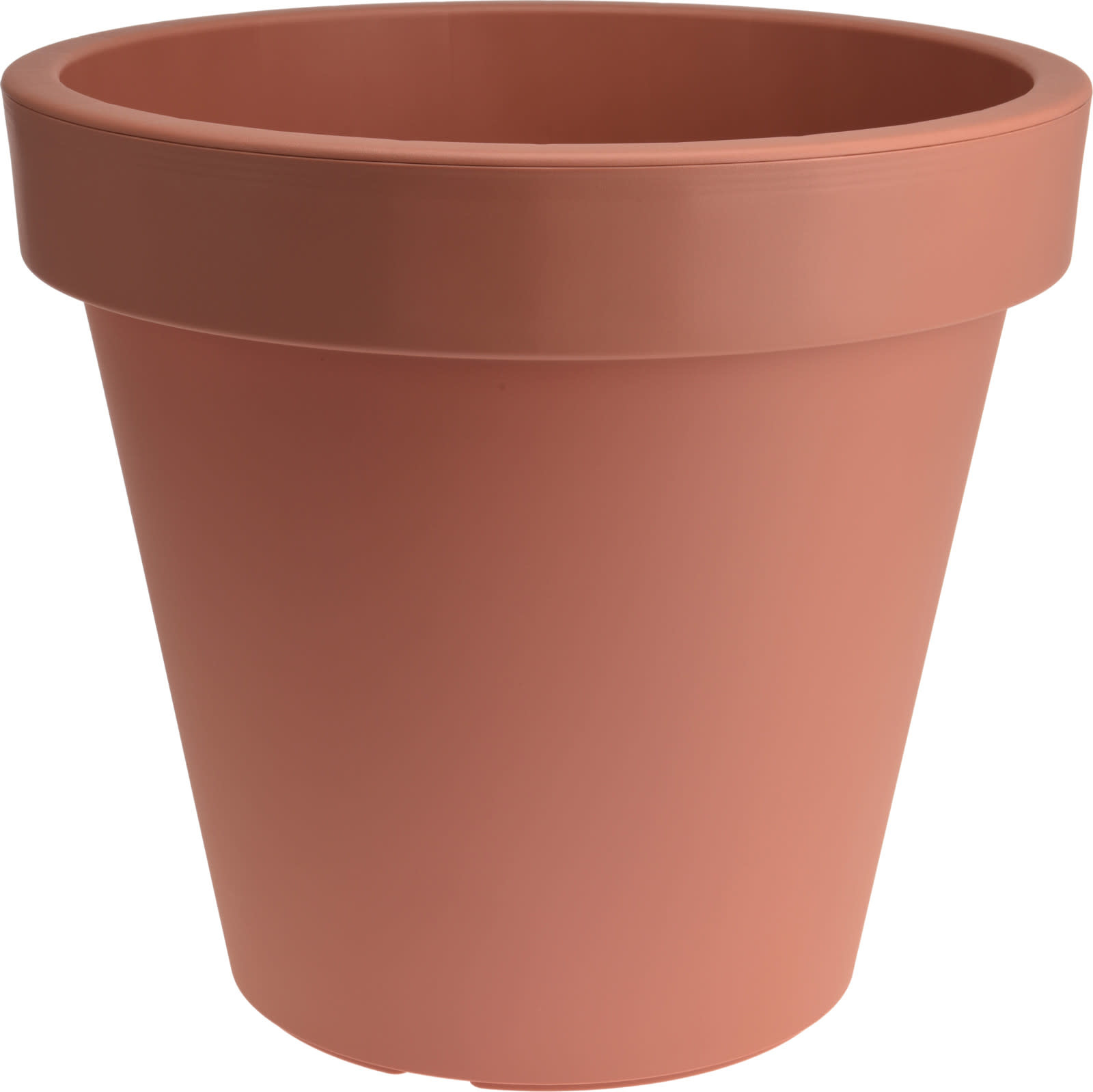 Flower Plastic Pot Round Terracotta