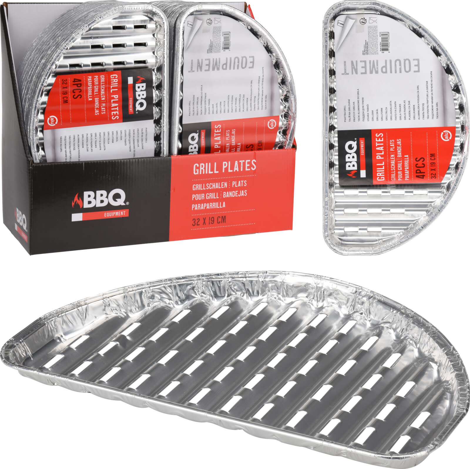 Grill Plate Set 4pc