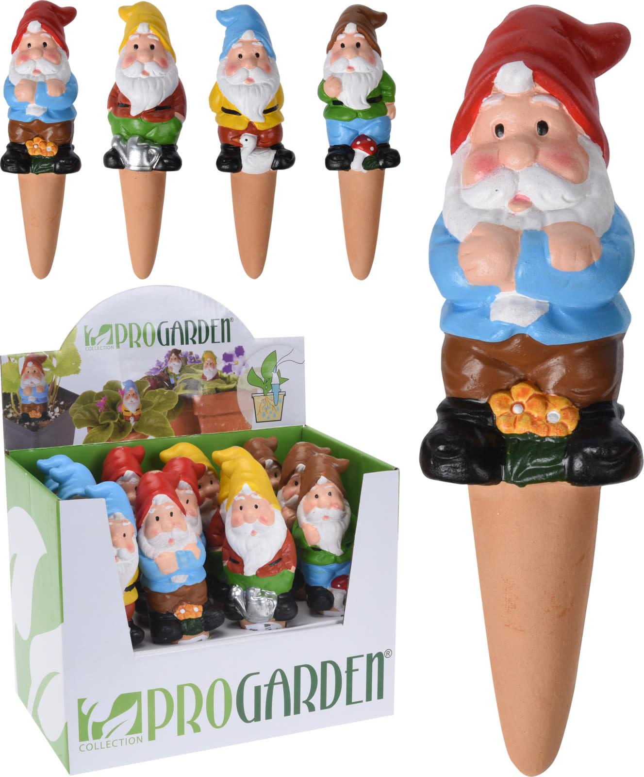 Gnome Water Dispenser Assorted 16cm - Dutch Growers Saskatoon