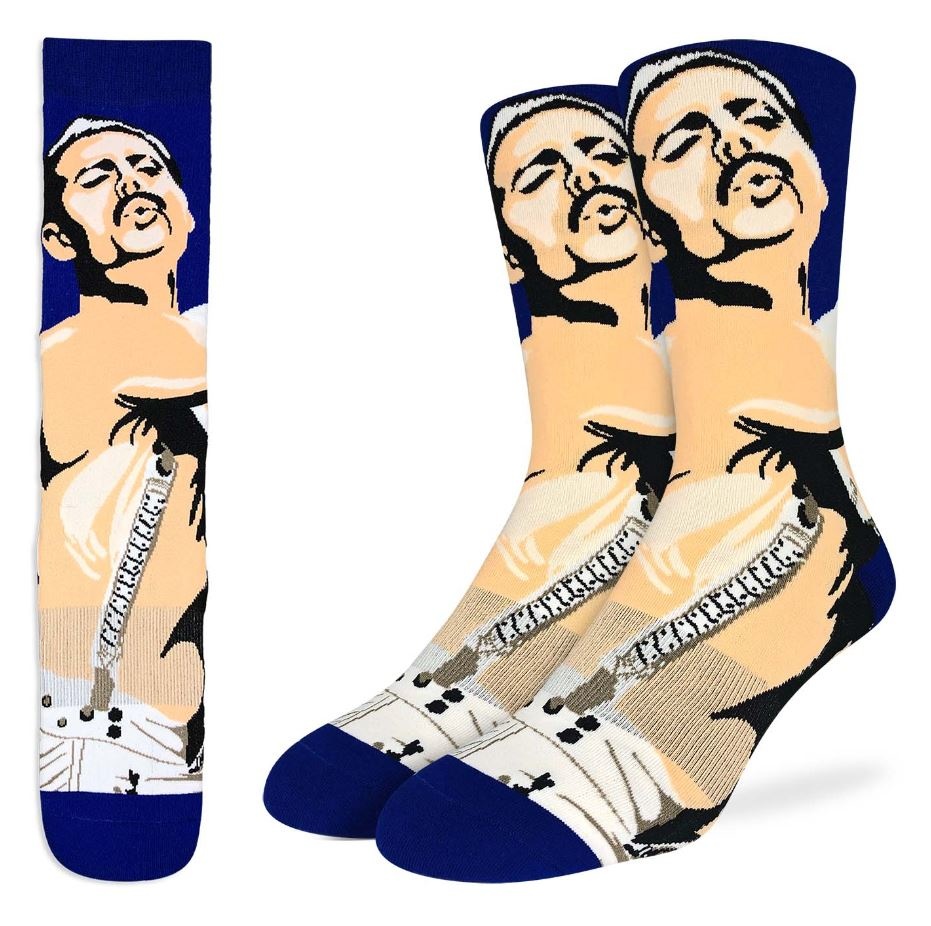 Good Luck Sock Men's Freddie Mercury Singing Socks