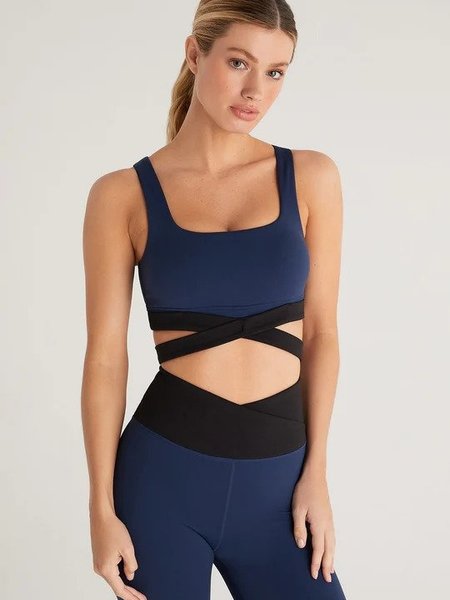 Z Supply Activewear That's A Wrap Bra