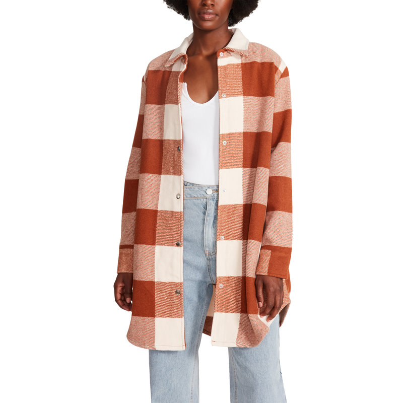 bb dakota by steve madden eldridge plaid jacket