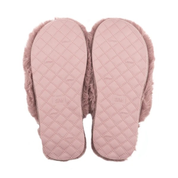 Lemon Loungewear Lux Faux Fur Slide Slipper