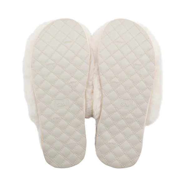 Lemon Loungewear Lux Faux Fur Slide Slipper