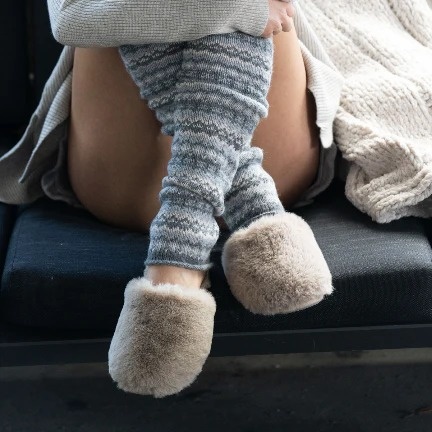 Lemon Loungewear Lux Faux Fur Slide Slipper