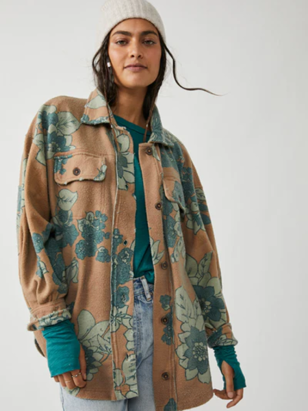 Free People Printed Ruby Jacket