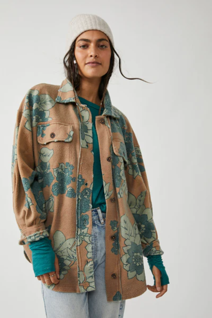 Free People Printed Ruby Jacket