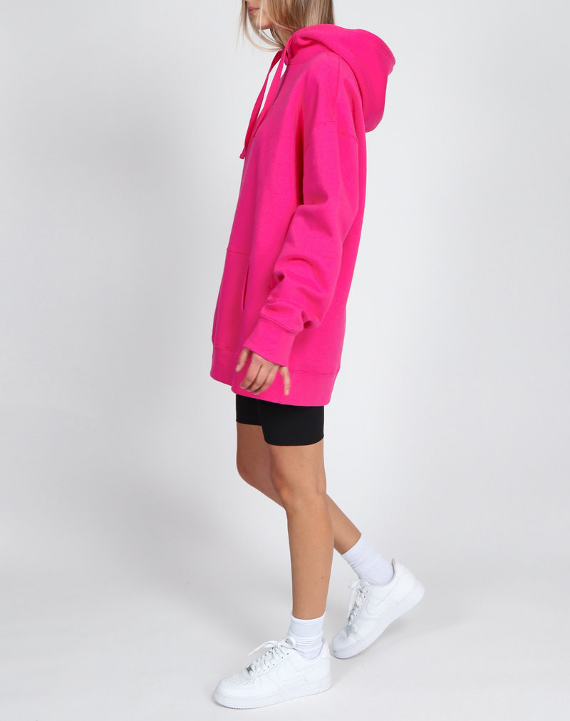 Brunette The Label Babes Supporting Babes Big Sister Hoodie Fuchsia