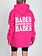 Brunette The Label Babes Supporting Babes Big Sister Hoodie Fuchsia