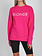 Brunette The Label Blonde Core Crew Fuchsia