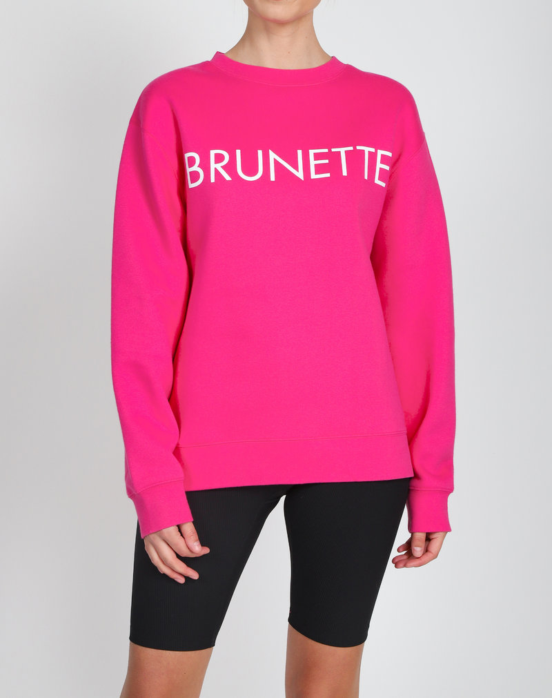 Brunette The Label Brunette Core Crew Fuchsia
