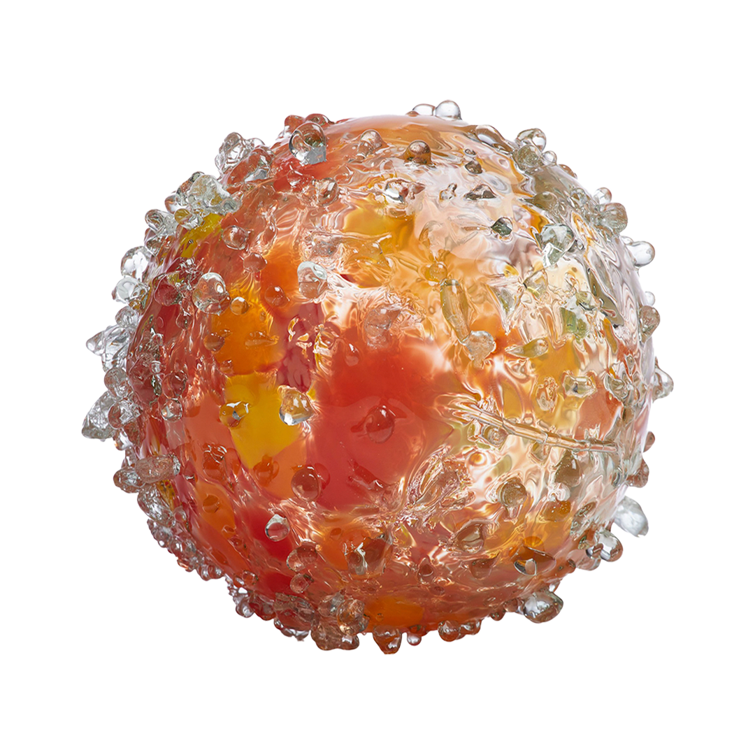 Kitras Art Glass Bee Ball