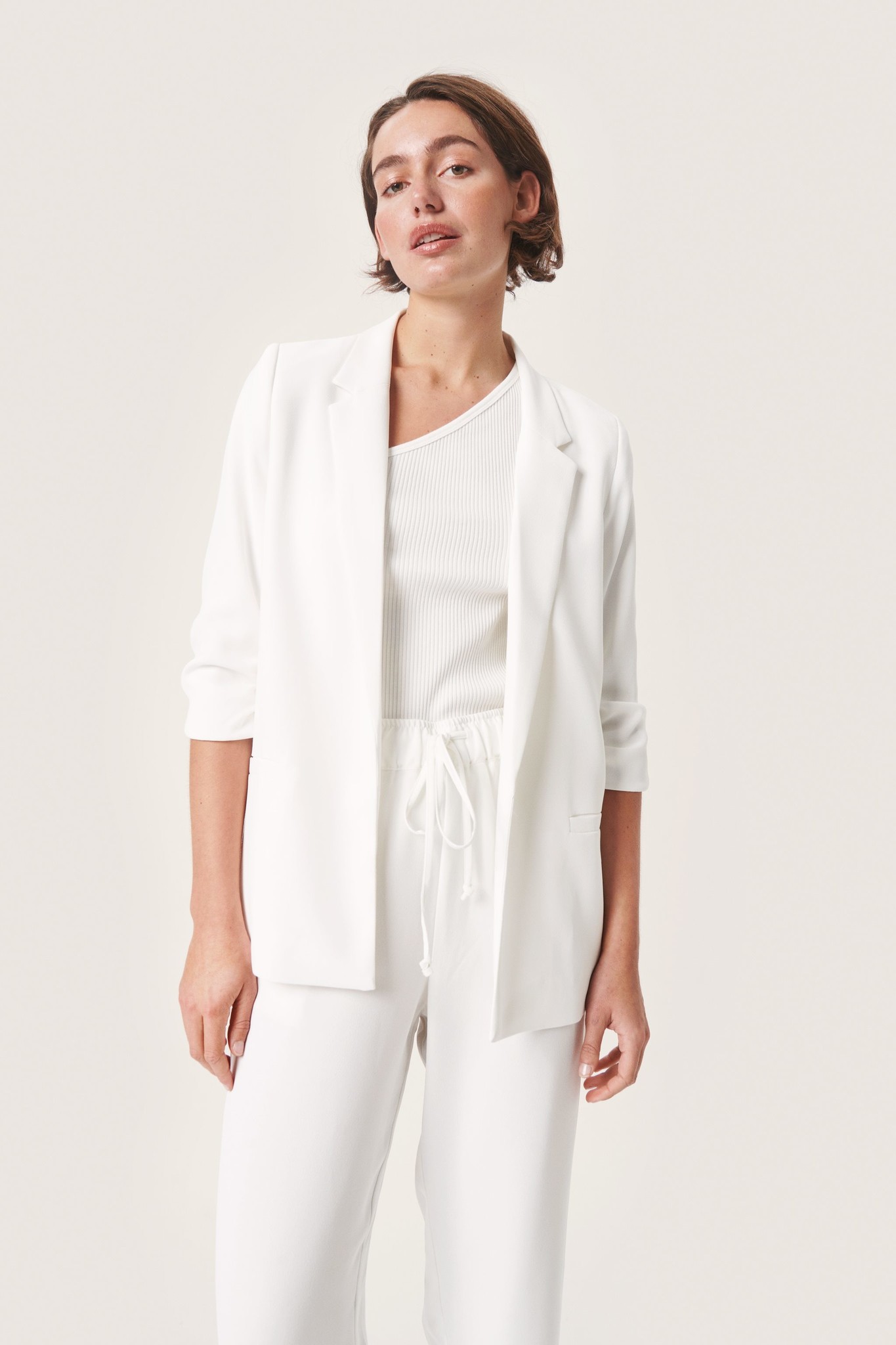 Soaked in Luxury Shirley Blazer 3/4 Sleeve