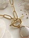 Pika & Bear Montenegro Paperclip Chain Necklace with Pearl Pendant