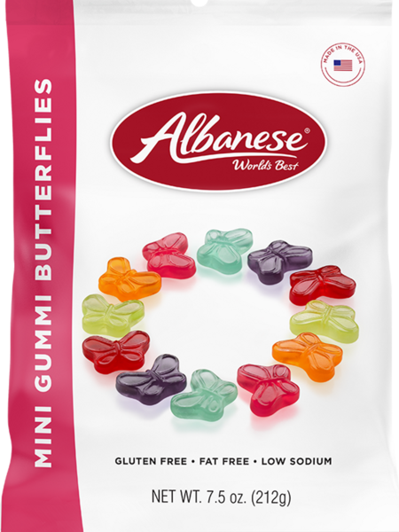 Albanese Confectionery Group Gummi Butterflies 7.5oz