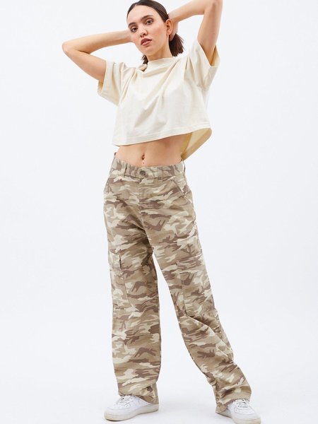 Dr Denim Donna cargo pants in brown