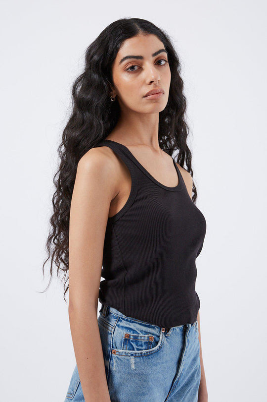 Dr. Denim Demi Singlet