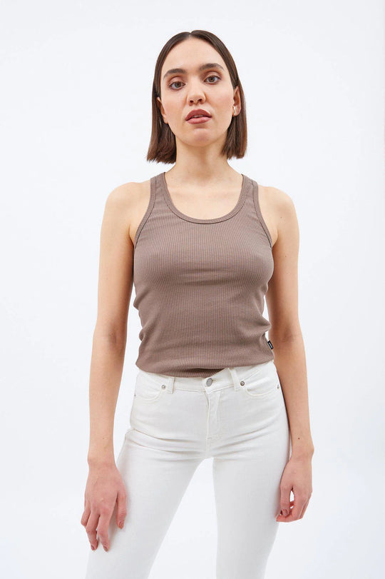 Dr. Denim Demi Singlet