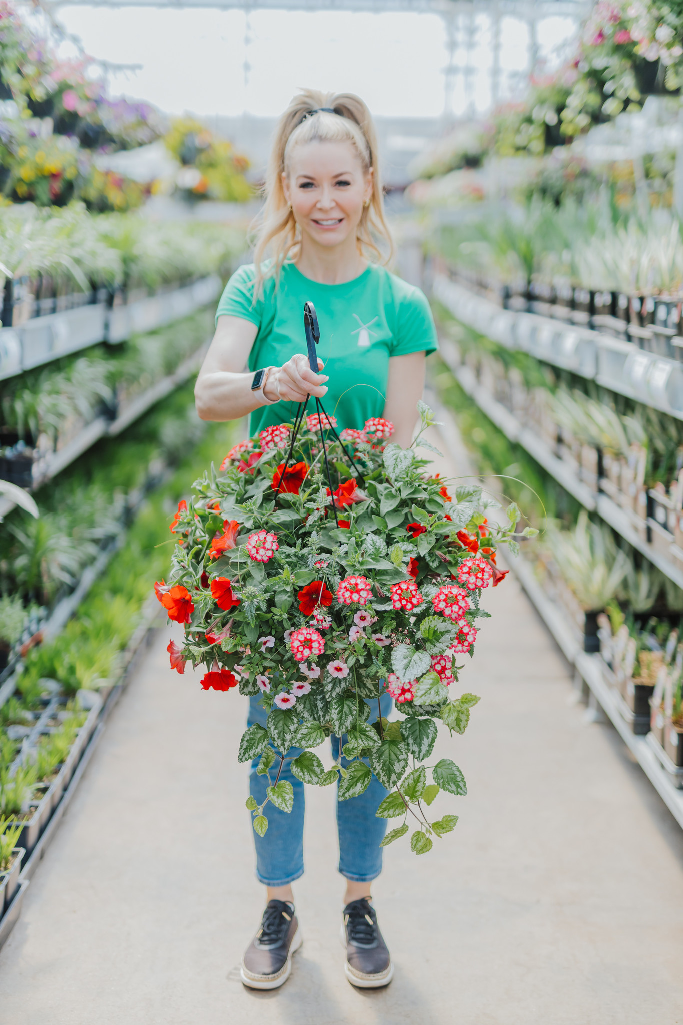 Hey Cupid #9 Hanging Basket 14" Sun