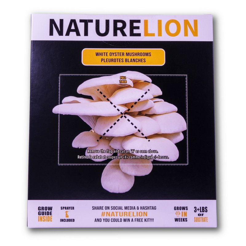 Nature Lion White Oyster Mushroom Kit