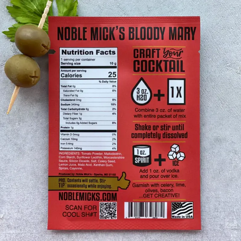 Noble Mick's Bloody Mary Mix