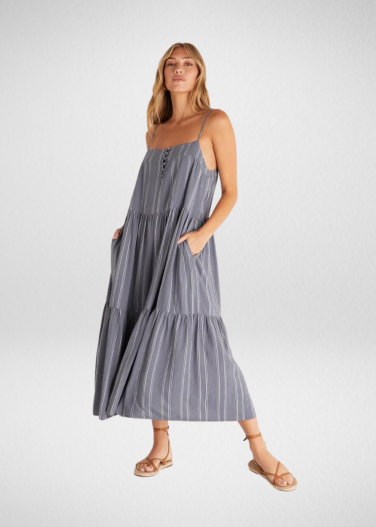 Z Supply Waverly Stripe Maxi Dress