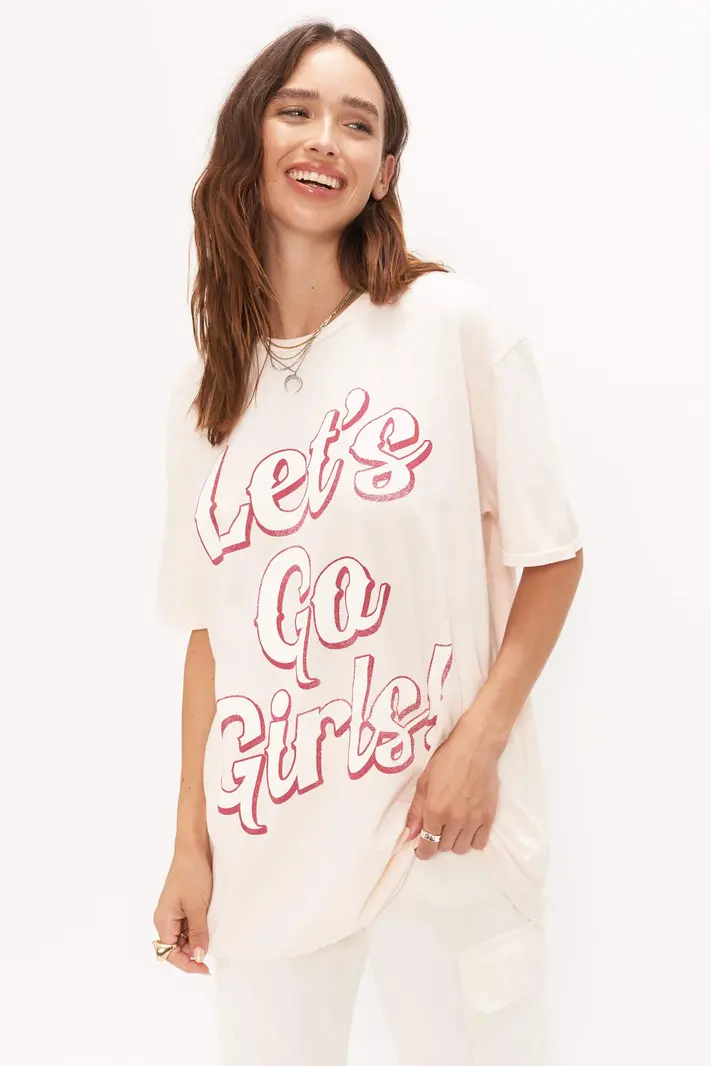 Project Social T Let's Go Girls Relaxed Tee