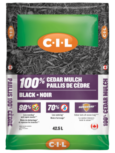 C-I-L C-I-L Cedar Mulch Black 42.5L