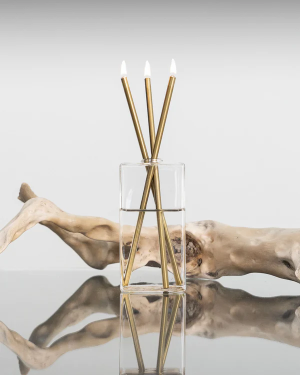 Everlasting Candle Square Candle Vase