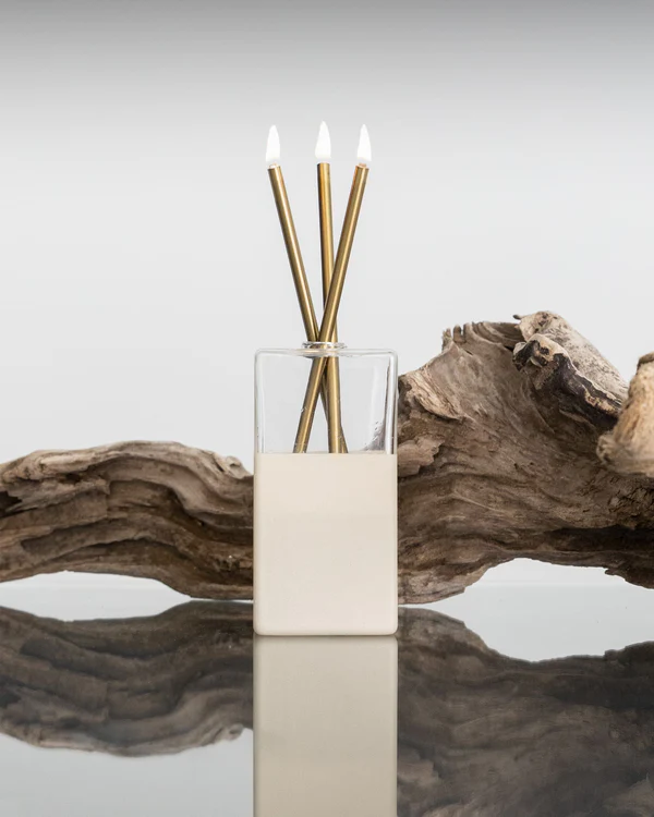 Everlasting Candle Square Candle Vase