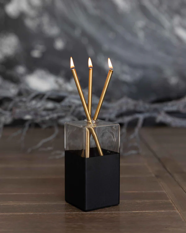 Everlasting Candle Square Candle Vase