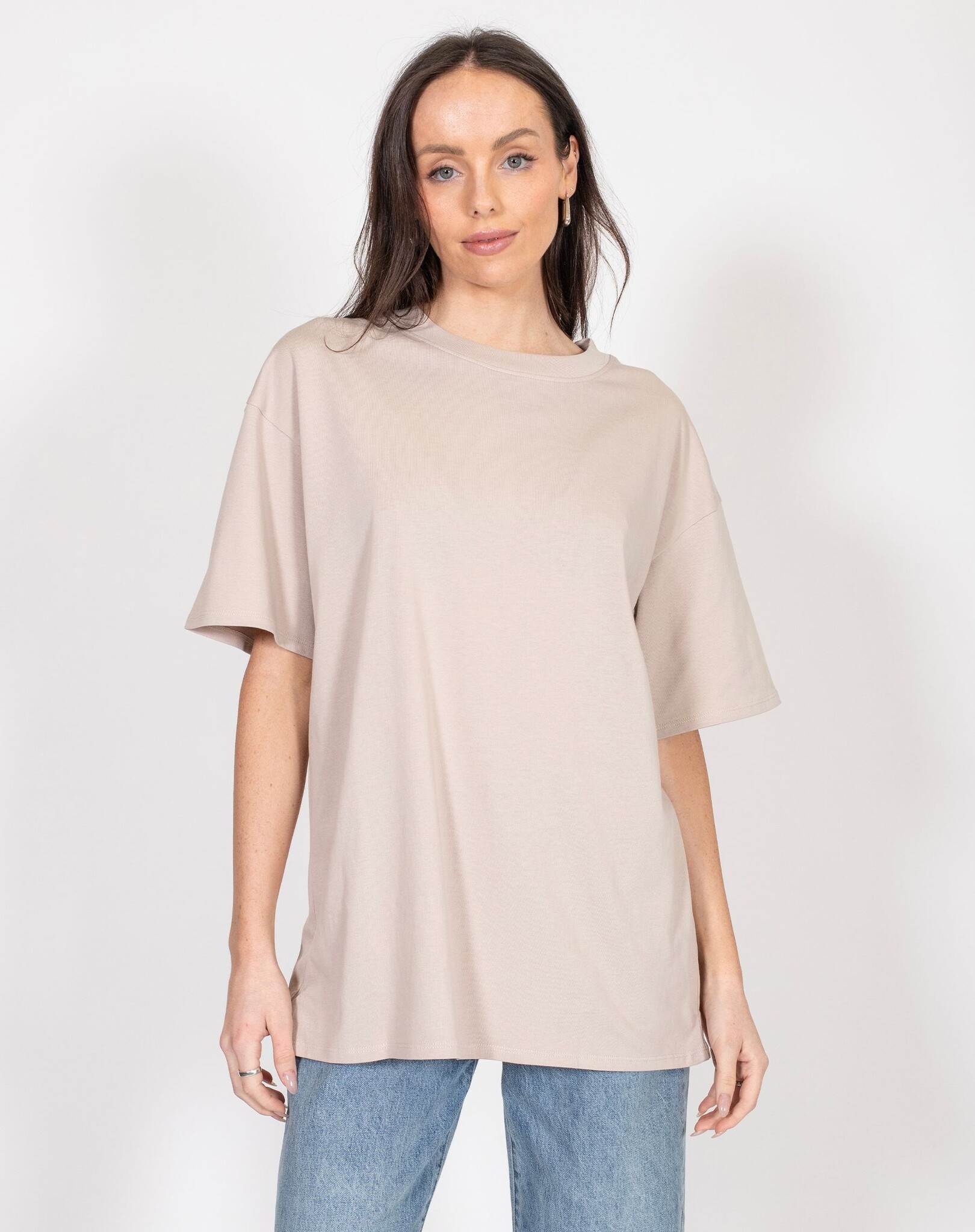 Brunette The Label Oversized Boxy Tee