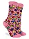 Good Luck Sock Women's Leopard Rainbow Print Socks