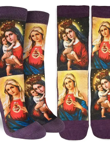 Good Luck Sock Women's Virgin Mary Socks