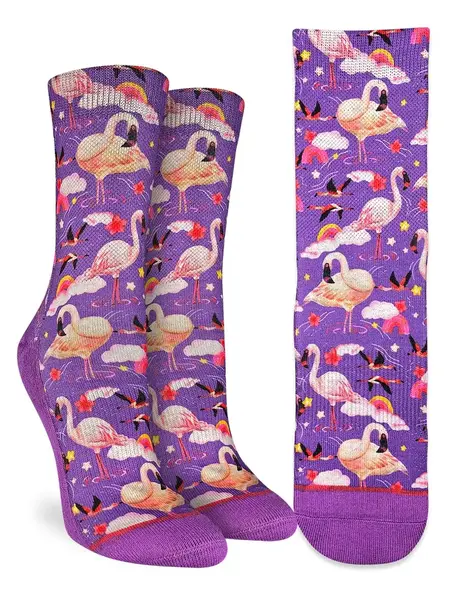 Good Luck Sock Women's Flamboyance of Flamingos Socks