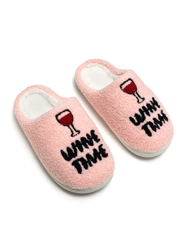 Living Royal Wine Time Slippers