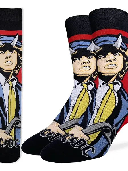 Good Luck Sock Men's AC/DC Angus Young Devil Socks