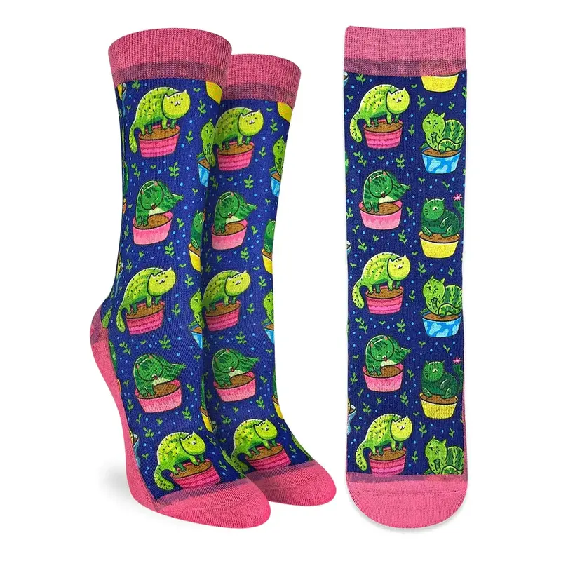 Good Luck Sock Women's Cactus Cats Socks