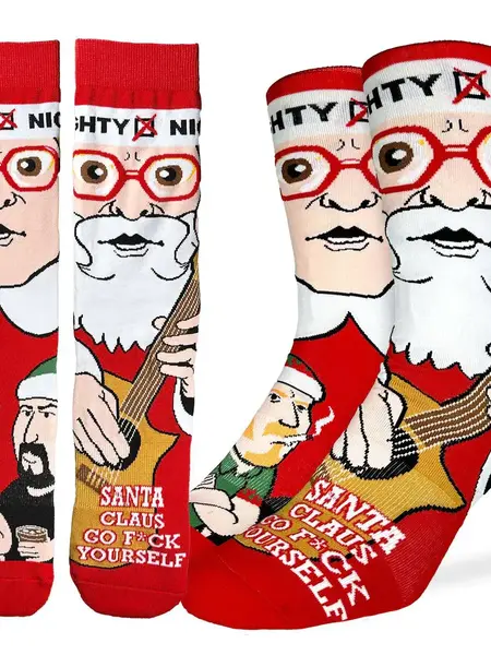 Good Luck Sock Men's Trailer Park Boys, Santa Claus, Go F@%k Yourself Socks