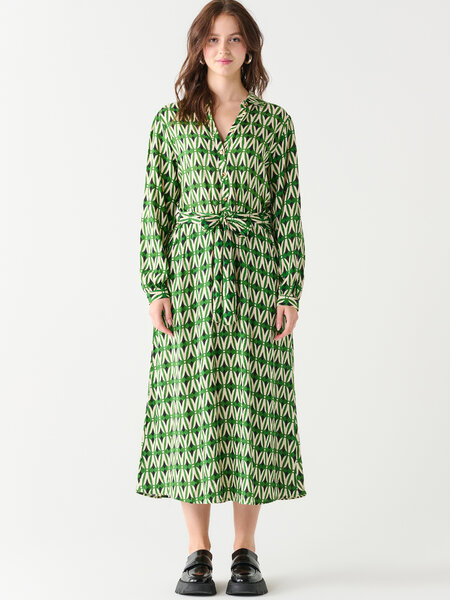 Dex Printed Shirt Dress