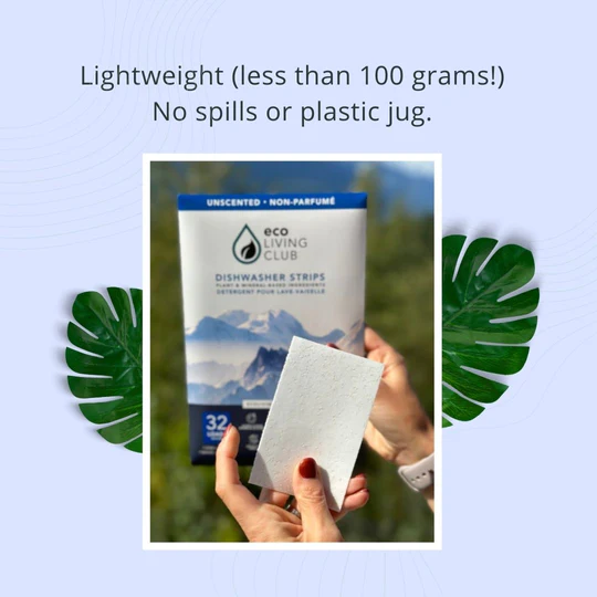 Dishwasher Detergent Strips (Unscented)