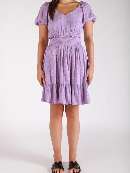 Dex Smocked Waist Mini Dress
